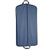 WallyBags Lightweight Durable Garment Bag for Travel and Storage, Navy, 40-inch