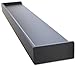 Ballucci Modern Ledge Wall Shelves, Set of 4 Wood Floating Shelves for Bedroom, Bathroom, Living Room, Kitchen, Nursery, Black