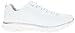 Skechers Sport Womens Synergy Elite Status Athletic Walking Sneaker,White/Silver Leather,7 M US
