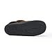 HomyWolf Unisex Cotton House Slippers, Warm Soft Slipper for Indoor/Outdoor, Deep Brown,(For Women) 7.5-8.5 B(M) US