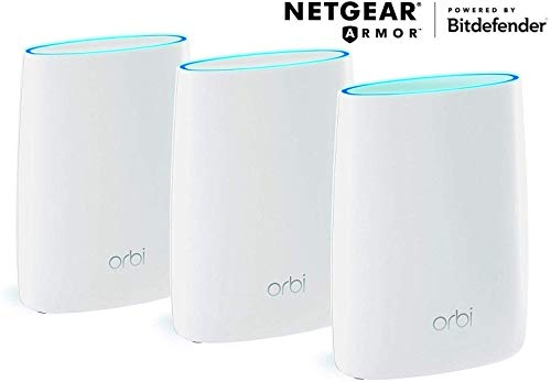 Netgear-Orbi-RBK53S-Potente-Sistema-Mesh-Wi-Fi-TriBanda-AC3000-con-Antivirus-Cobertura-de-hasta-525-m-Kit-de-3-con-1-Router-y-2-satelites-Blanco