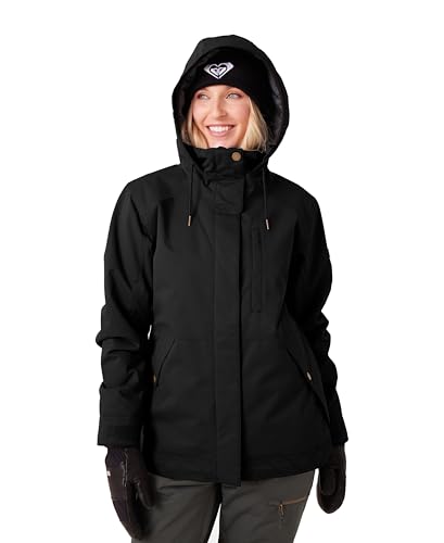 Roxy Women's Billie Jacket – 10K Waterproof Snow Jacket, Tailored Fit, PFAS-Fre…