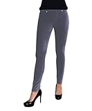 MeMoi Full Length Premium Thin Ribbed Corduroy Leggings