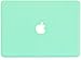 Kuzy Compatible with MacBook Pro 15.4 inch Case Model A1398 with Retina Display Soft Touch 15 inch Plastic Hard Shell Cover for Older MacBook Pro 15.4 inch, Mint Green