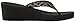 cobian Women's Kezi Wedge Flip Flop, Black, 8 M US