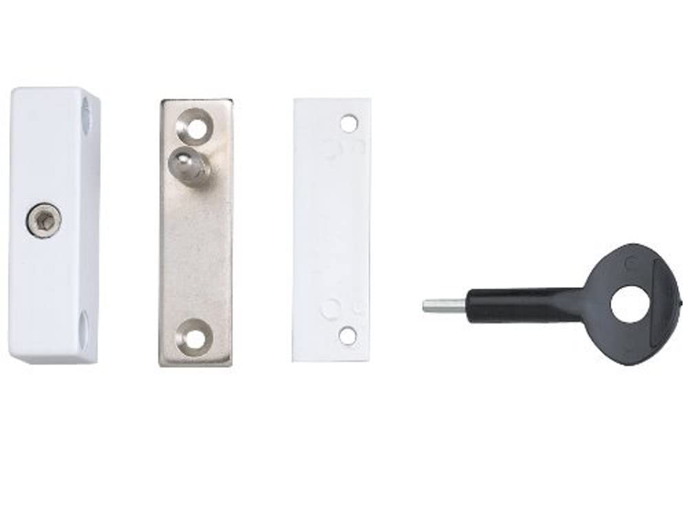 Yale Locks P118WE Auto Window Lock - White Finish (Pack of 1)