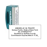 Xstamper Self-Inking Notary Pocket Stamp