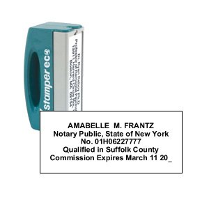 Xstamper Self-Inking Notary Pocket Stamp