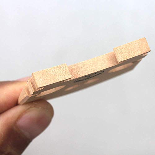 Soarun Extra Fine Grade Maple Violin Bridges - 2 Piece