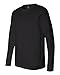 Bella Canvas Jersey Long Sleeve Tee Black