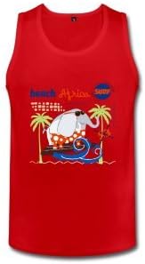 Nertm Mens Premium Tank Top Red M