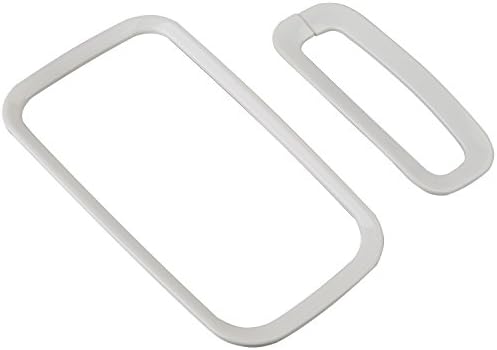 Jeep Wrangler White Gear Shift Knobs Cover Trim for 2011-2017 Jeep JK &amp; Wrangler Unlimited