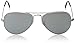 Ray-Ban RB3025 Classic Aviator Sunglasses, Silver/Grey Mirror, 55 mm