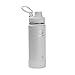 Takeya Actives Water Bottle with Spout Lid - Bottle with Double Stainless Steel Insulation - Dishwasher Safe & BPA-Free - Bottle with Spout Lid & Removable Bumper - 18 oz, Arctic
