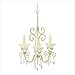 Shabby Elegance Scrollwork Candleholder Ivory