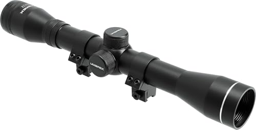 Walther Zielfernrohr RS 4 x 32, Ø 23 mm Objektiv, Fernrohr für Luftgewehre, unbeleuchtet, inkl. Ø 11 mm Montagering