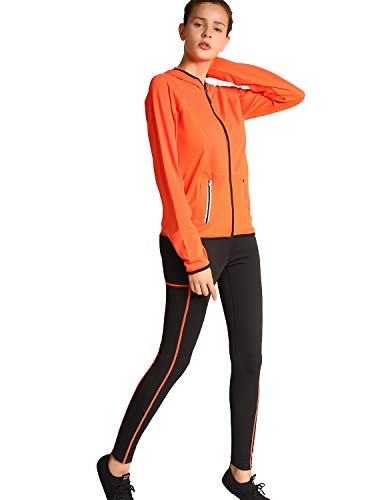 Active Wear Sets for Women -Workout Clothes Gym Wear TracksuitsYoga Jogging Track Outfit Legging Jacket 2 Pieces Set - Thumbnail 5