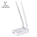 OURLINK 802.11ac Dual Band 2.4G/5G 1200mbps High-Gain USB Wireless Long-Rang WiFi Network Adapter with Double 5dbi High Gain Antenna