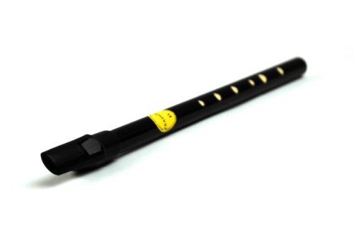 Feadog 'D' Irish Tin Penny Whistle In Black - Thumbnail 3