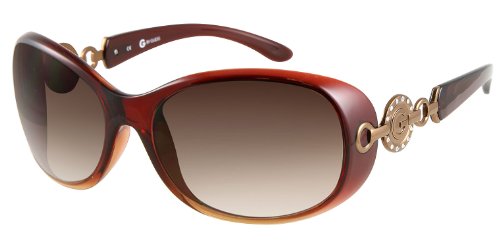 G by GUESS Women's Contoured Logo Sunglasses