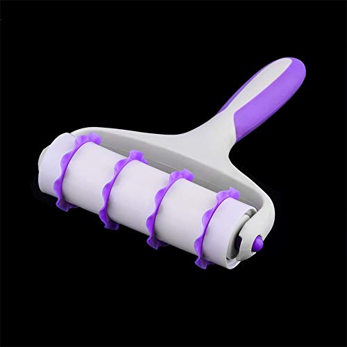 Roll Cake Fondant Strip Ribbon Cutter Sugar Cake Decorating Tools Plastic Cake Rolling Pin Embosser Roller Set Baking Tools