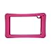 Transwon Silicone Case Compatible with RCA RCT66723W2 7 Inch, SmarTab ST7150, Yuntab T7, Haehne 7 Inches Tablet PC, DigiLand DL7006, Digiland DL721-RB / DL718M / Dl701q, iView SupraPad i700 - Pink