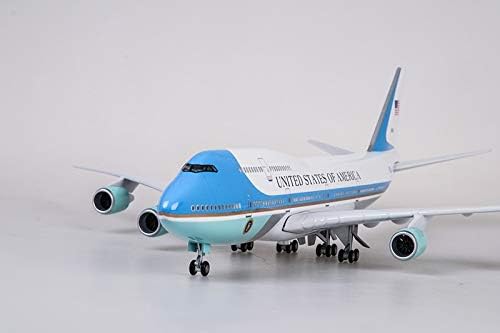 Aquaman Store Diecasts & Toy Vehicles - 47cm Airplane Model Toys Boeing 747 air Force one Aircraft Model with Light and Wheel 1/150 Scale diecast Plastic Alloy Plane 1 PCs