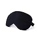 Natural Silk Sleep Mask For Side Sleeper Men & Women & Kids, Breathable Sleep Eye Mask For Light Blocking, Contoured Cup Sleeping Mask, Flight Nap Travel With Adjustable Elastic Strap-Free Ear Plugs