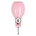 Flexzion Portable Dog Water Bottle Dispenser - 7oz Pet Travel Bottle With Buckle & Flippable Bowl, Pink On-The-Go Doggy Water Dispenser
