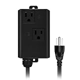 Automatic Vacuum Switch with Extra Outlet for Power Tools, Etoolcity Unique Current Sensing Technology to Delay Vacuum On/Off to Prevent Circuit Overload, Eliminating Circuit Breaker Tripping