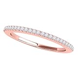 MauliJewels Rings for Women 0.14 Carat Diamond