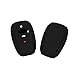 Fontic Set of 2 Black Rubber Silicone Smart Key Fob Remote Cover Case Holder Protectors for 2016 2017 Subaru Forester Sti 2017 Outback 2015 2016 XV Crosstrek Impreza 2014-2017 BRZ 2016 WRX