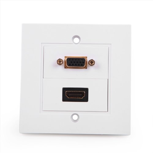 HDE (TM) HDMI and VGA Wall Plate