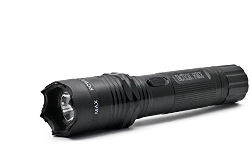Cheetah Tactical Force Heavy Duty Stun Gun with Rechargeable with LED Flashlight, Black - Thumbnail 4