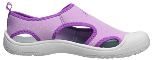 New Balance Unisex-Kid's Cruiser Sandal Sport, White/Purple, P13 M US Little Kid - Thumbnail 7