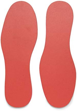 Memory Foam Insoles - 3mm or 6mm Cushioned Soft Full Length Shoe Inserts for Men and Women - Pink Orthopedic Inner Sole Poron Impact Anti Fungal Foot Support UK