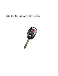 SEGADEN Funda protectora de silicona para llave de control remoto de Honda 3 + 1 botón CV2206