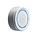 Geeni Wi-Fi Smart Wireless Siren Alarm Sensor, No Hub Required, White