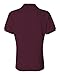 Jerzees Women's 4 Pearl Buttons Collar Polo Shirt, Medium, Maroon