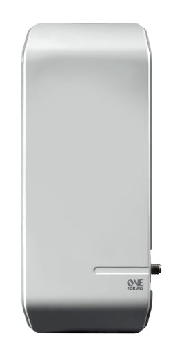 One For All - Sv9450 - Antenne Amplifiée Intérieure Et Extérieure - Réception Tnt - Compatible Full Hd - Blanche - Installation Aisée
