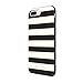 kate spade new york Protective Hardshell iPhone 7 Plus Case, Also Compatible with iPhone 6 Plus, 6s Plus - Candy Stripe Cream/Black