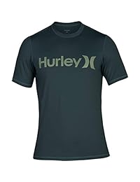 Hurley One & Only - Protector solar de manga corta para hombre