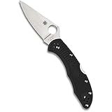 Spyderco Delica 4 Lightweight 7.15" Signature Folding Knife with 2.90" Flat-Ground Steel Blade and High-Strength FRN Handle -