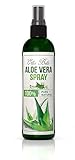 Aloe Vera 100% Liquid Spray - Sunburn Relief and Skin Repair - Organic Large 12oz - For Skin, Face and Hair - Easy to Apply - Perfect for Chapped, Dry, or Sunburned Skin