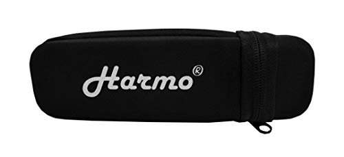 image for Harmonica case for 12 hole chromatic harmonica by Harmo - black zip po