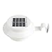 iSunMoon Outdoor Solar Powered LED Gutter Light Fence Roof Gutter Garden Yard Wall Lamp