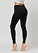 Conceited Fleece Lined Leggings Women - Regular and Plus Size Tights - Premium Warm Fabric in Many Colors - Black - Small - Medium