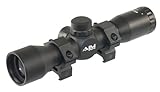 Aim Sports 4X32 Compact Mil-Dot Scope with Rings