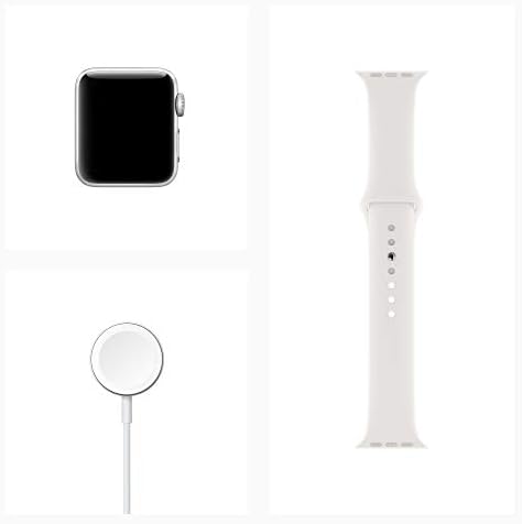 Apple Watch Series 3 (GPS, 38mm) - Silver Aluminum Case with White Sport Band