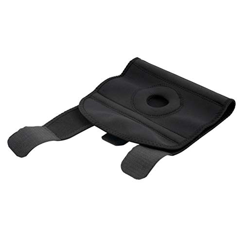 Slendima Adjustable Elastic Brace Support Sleeve,Patella Stabilizer Protector for Running Jogging,Basketball,Outdoor Sports Exercise - Black - Thumbnail 3